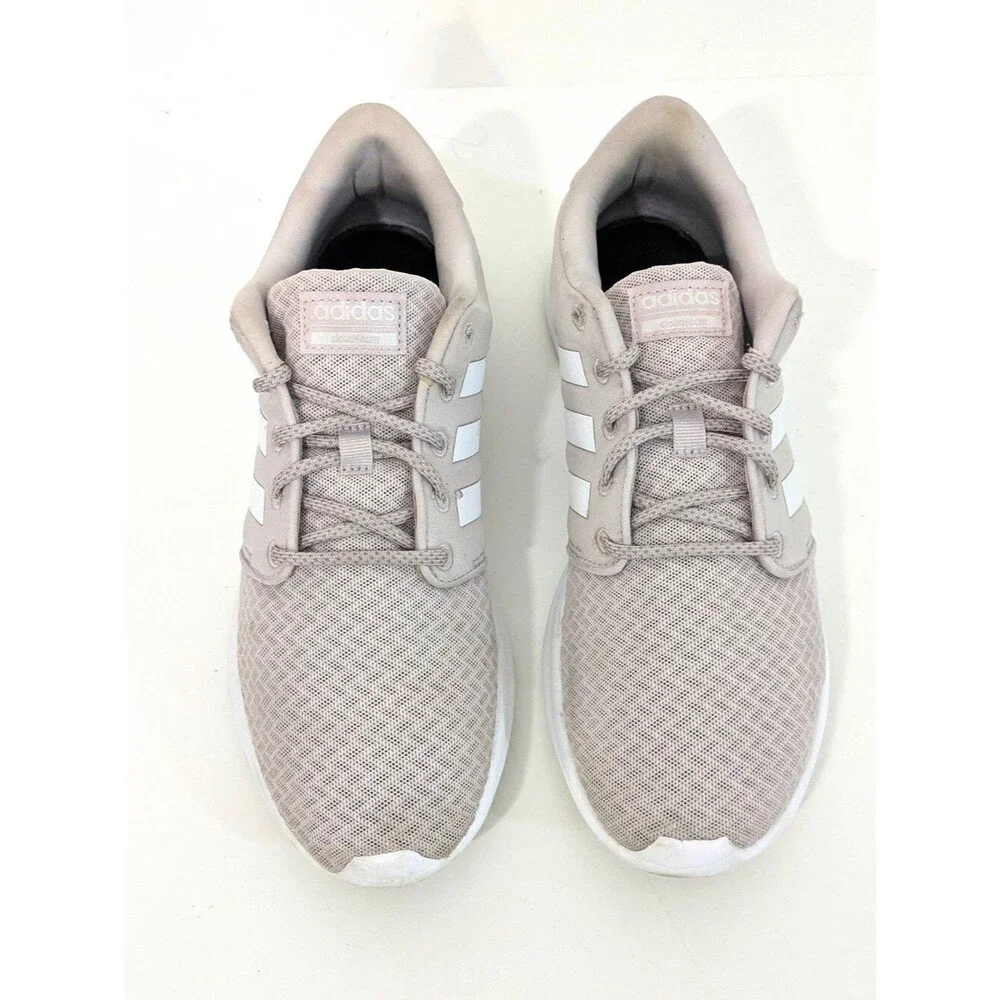 Adidas QT Racer Sneakers - Dusty Rose Pink / White - Size 10 Womens